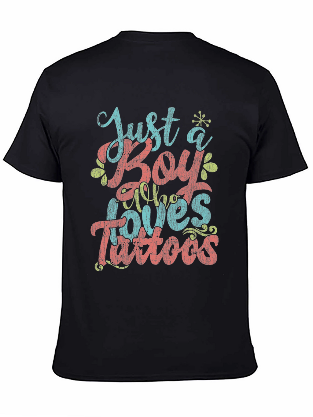 Just a Boy Who Loves Tattoos Graphic Tee