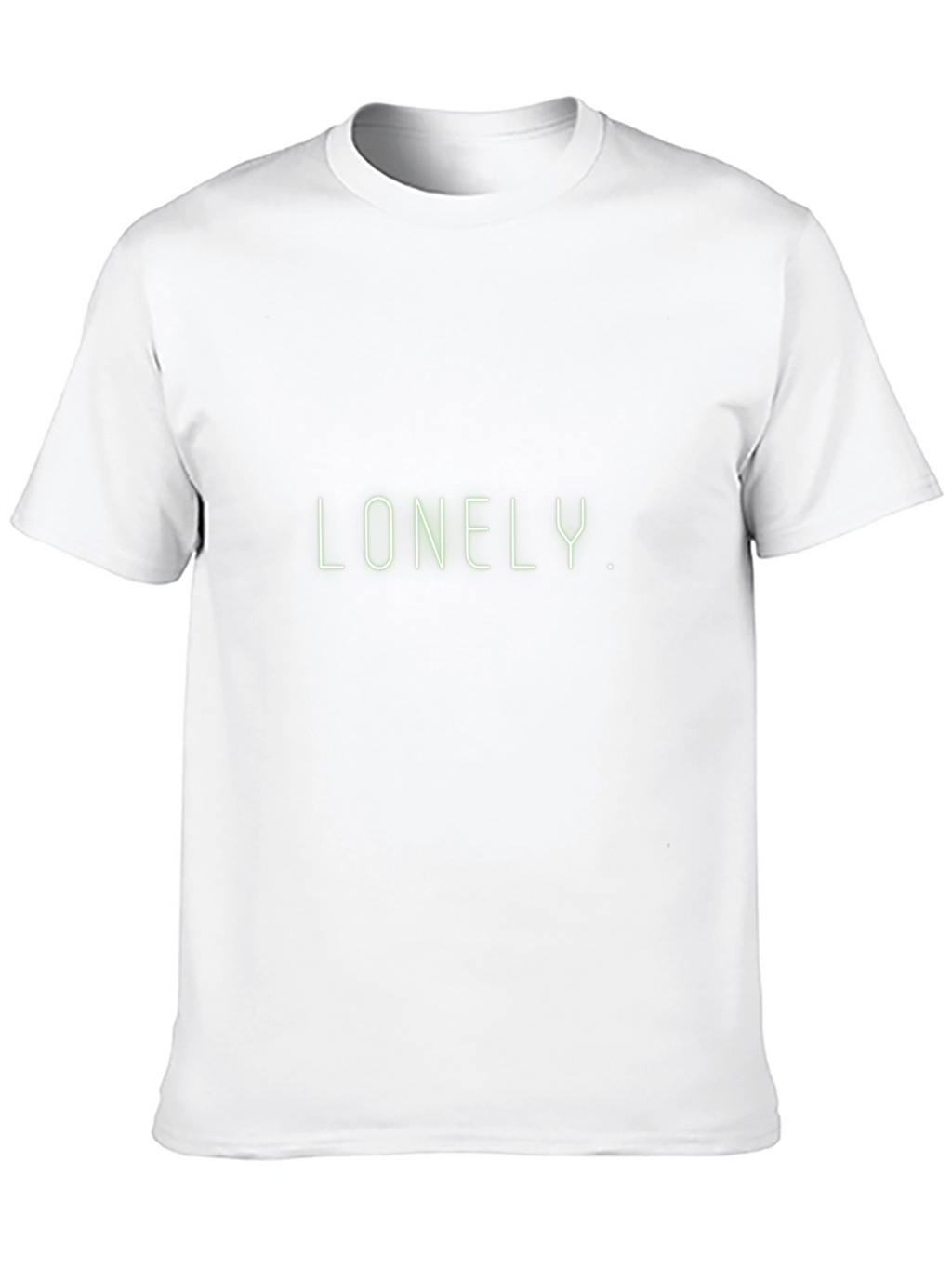 Lonely Graphic Tee - Modern Black T-Shirt