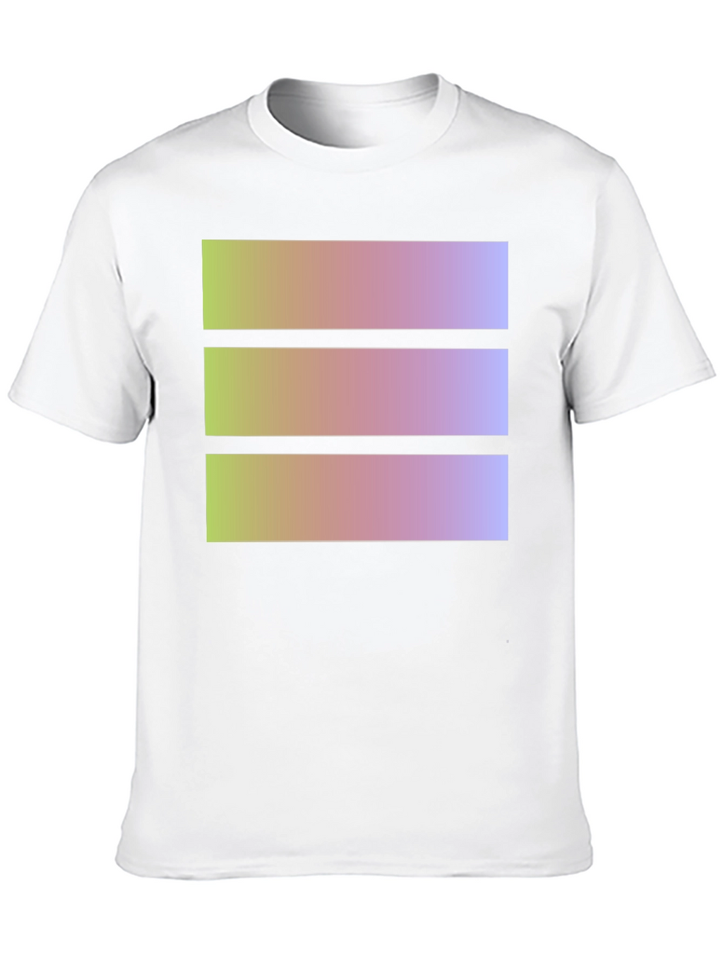 Geometric Gradient T-Shirt - Casual Style