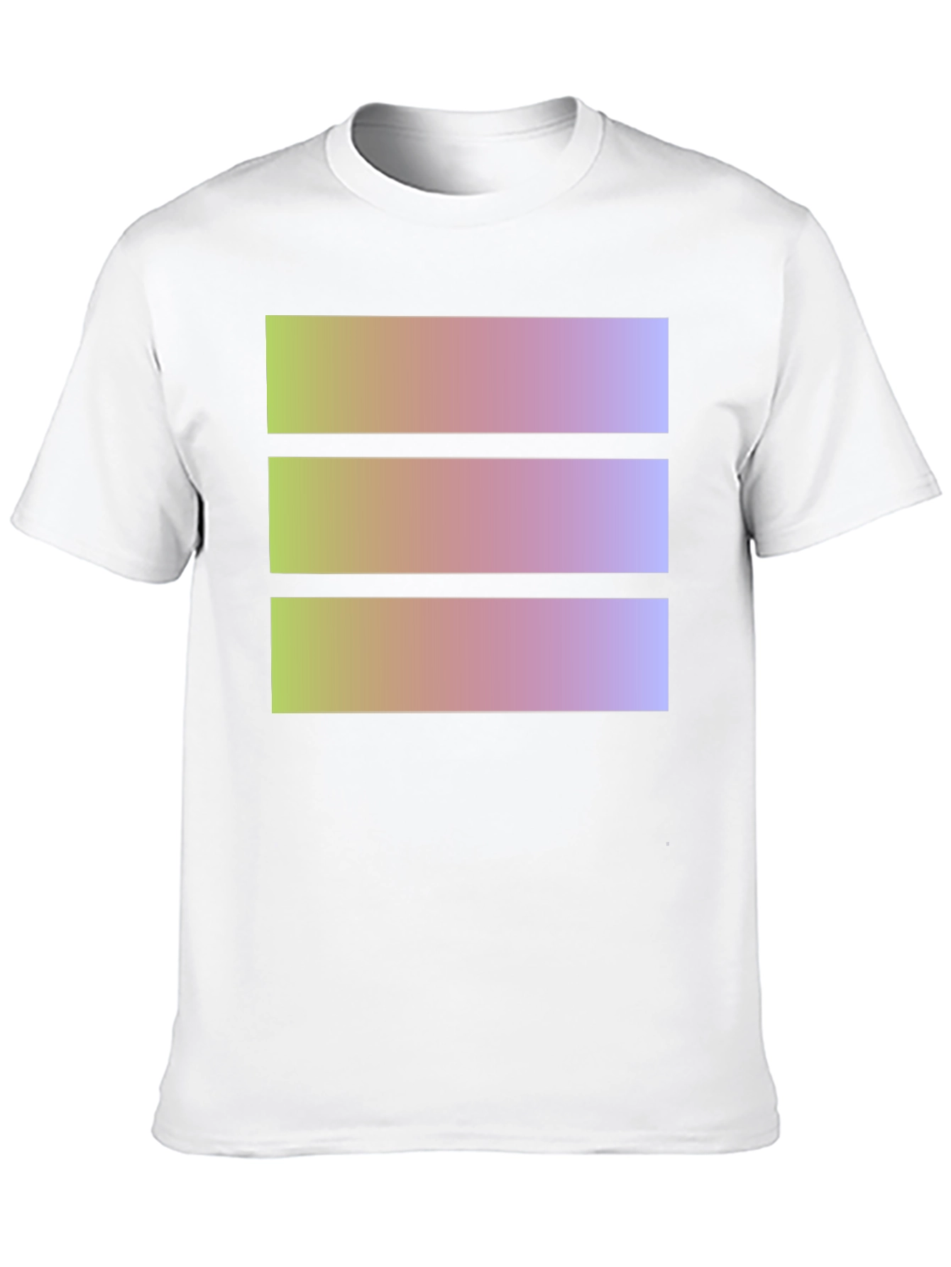 Geometric Gradient T-Shirt - Casual Style