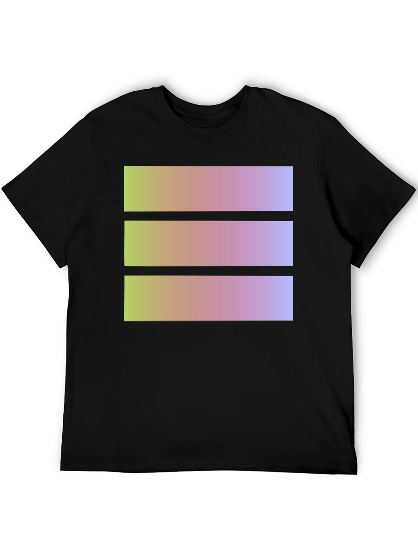 Geometric Gradient T-Shirt - Casual Style