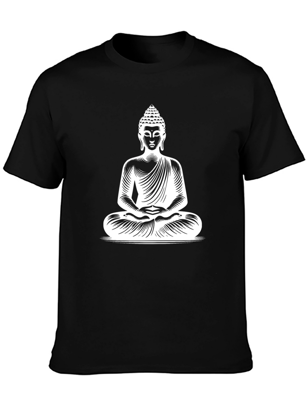 Buddha Graphic Print T-Shirt