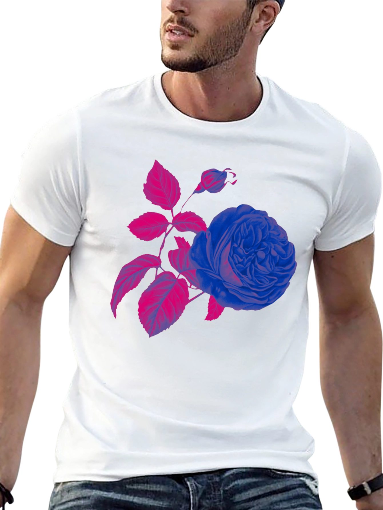 Rose Graphic Tee - Bold & Stylish