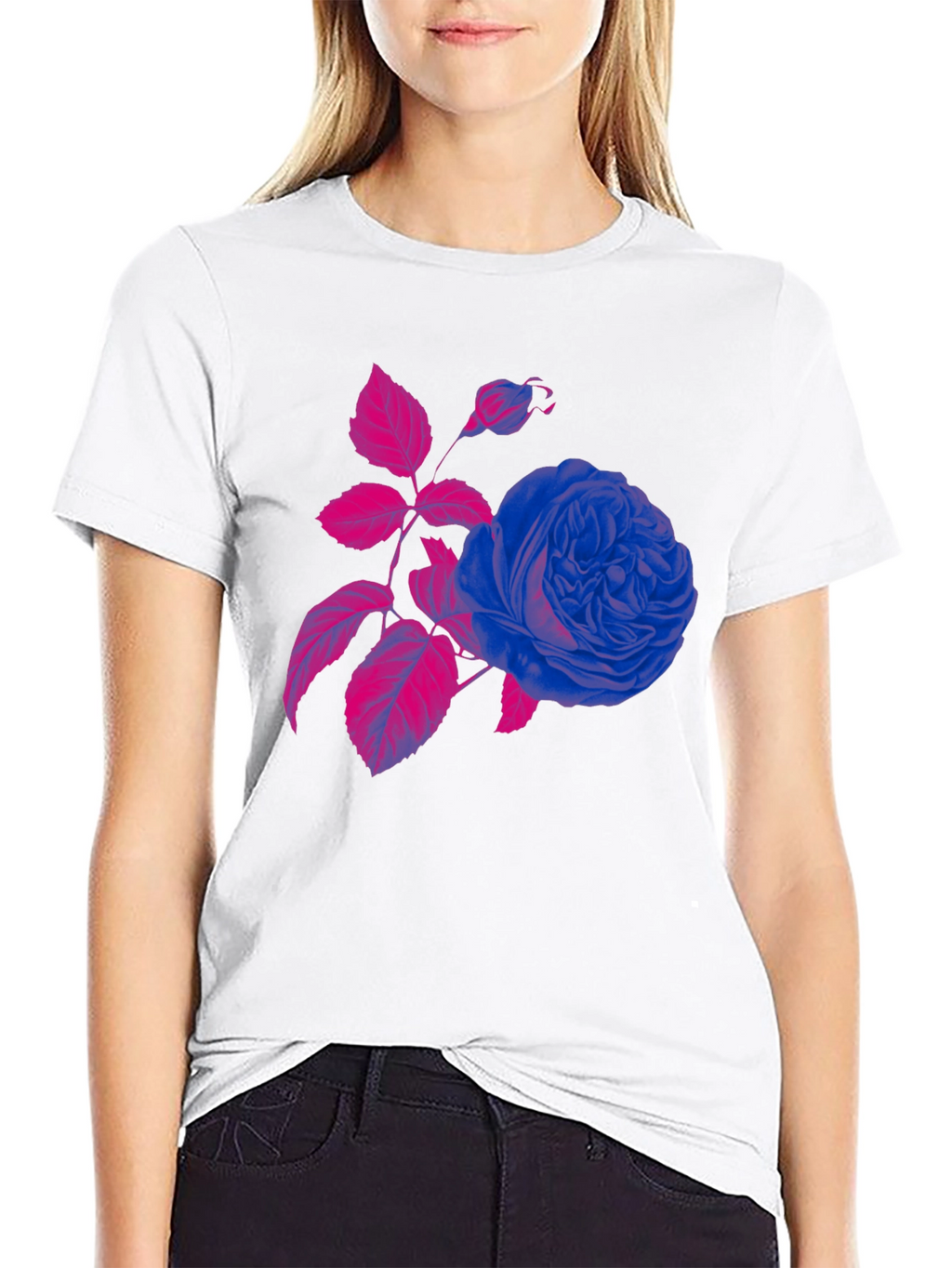 Rose Graphic Tee - Bold & Stylish