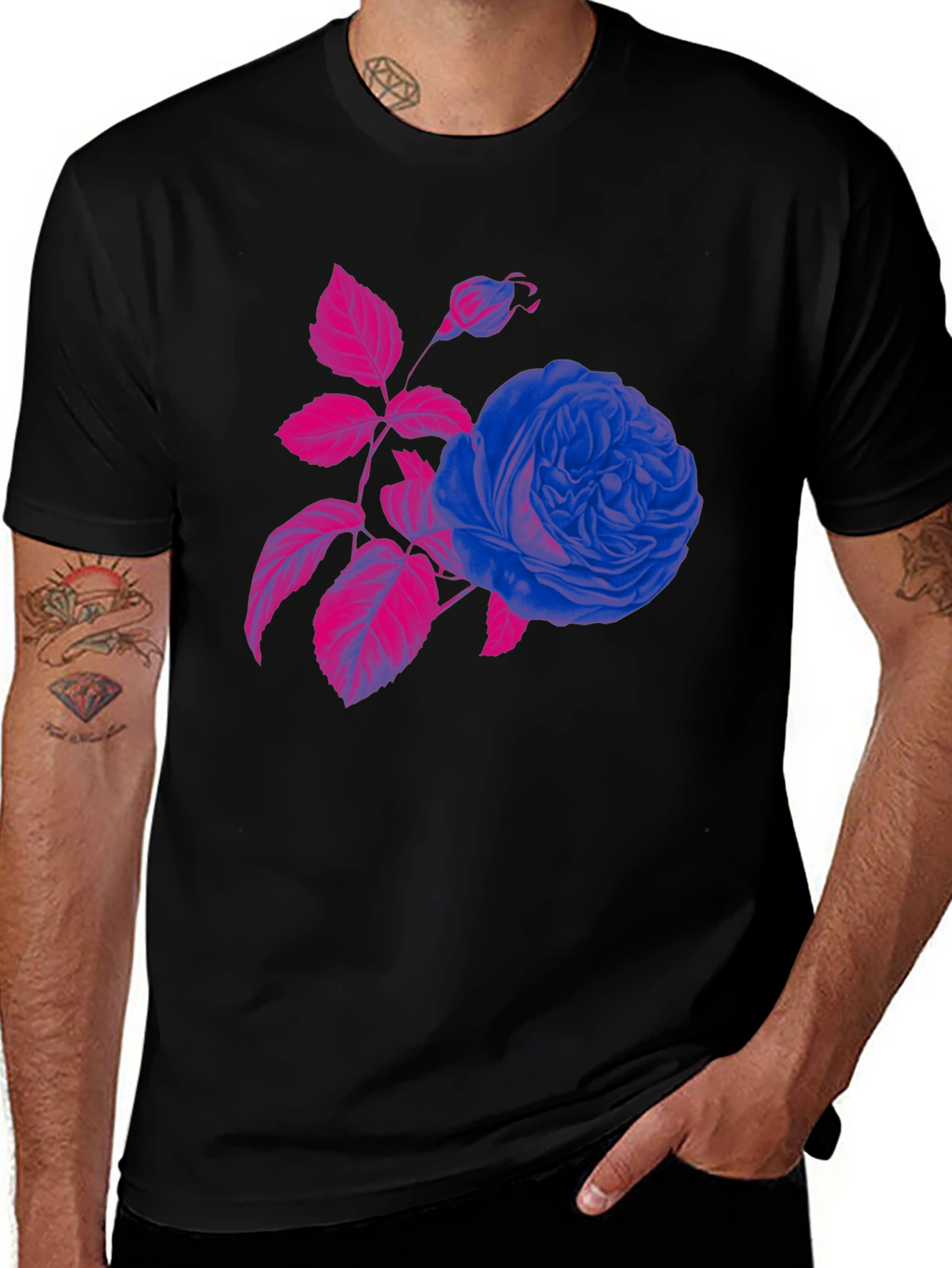 Rose Graphic Tee - Bold & Stylish