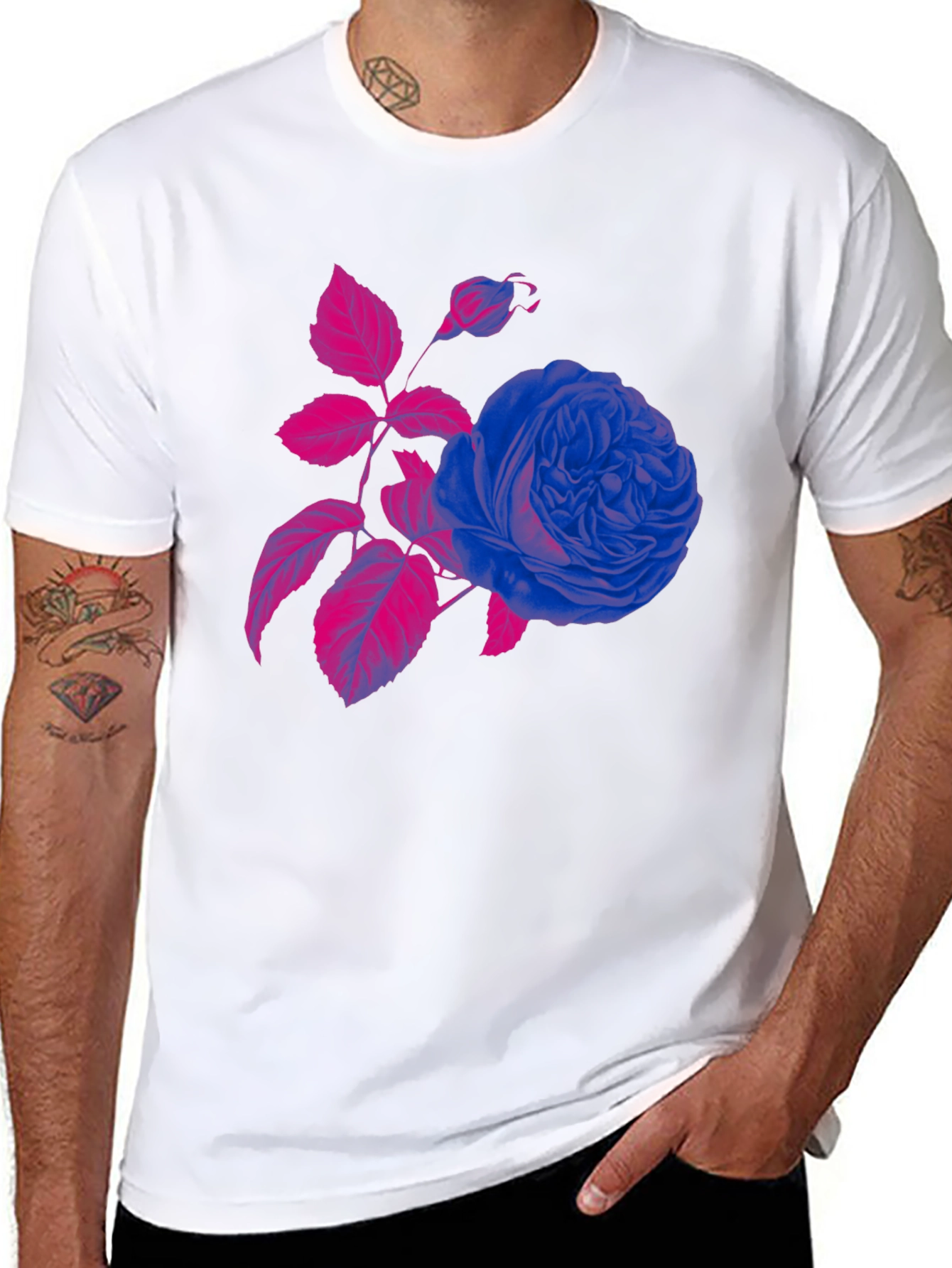 Rose Graphic Tee - Bold & Stylish