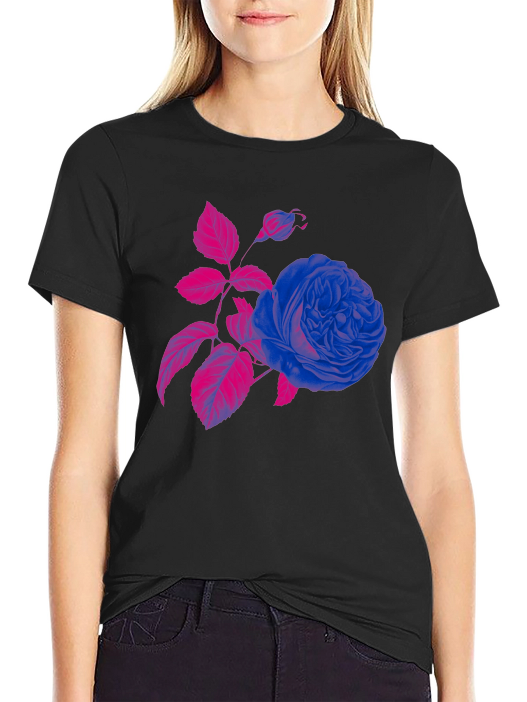 Rose Graphic Tee - Bold & Stylish