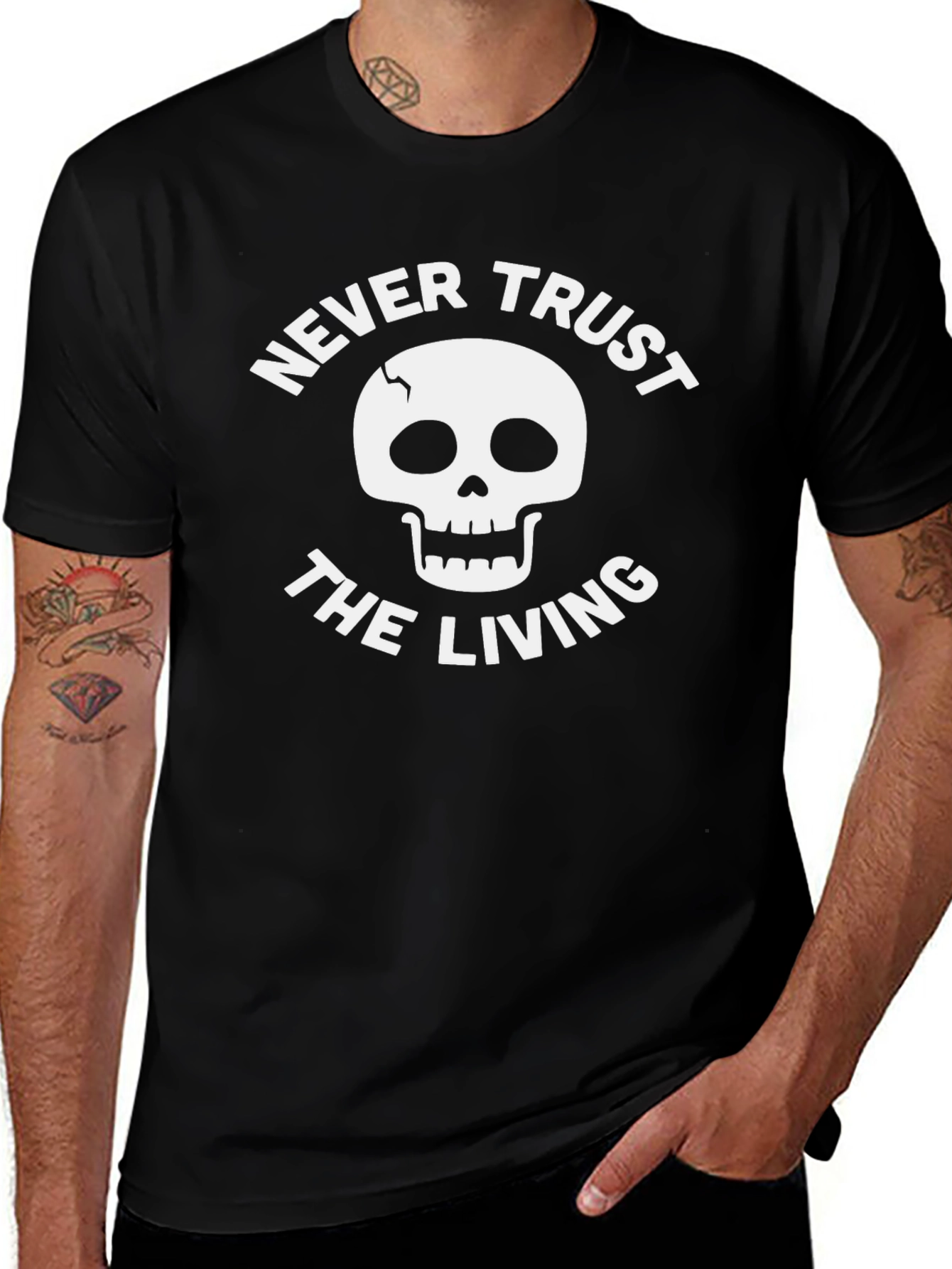 Never Trust the Living Graphic Tee