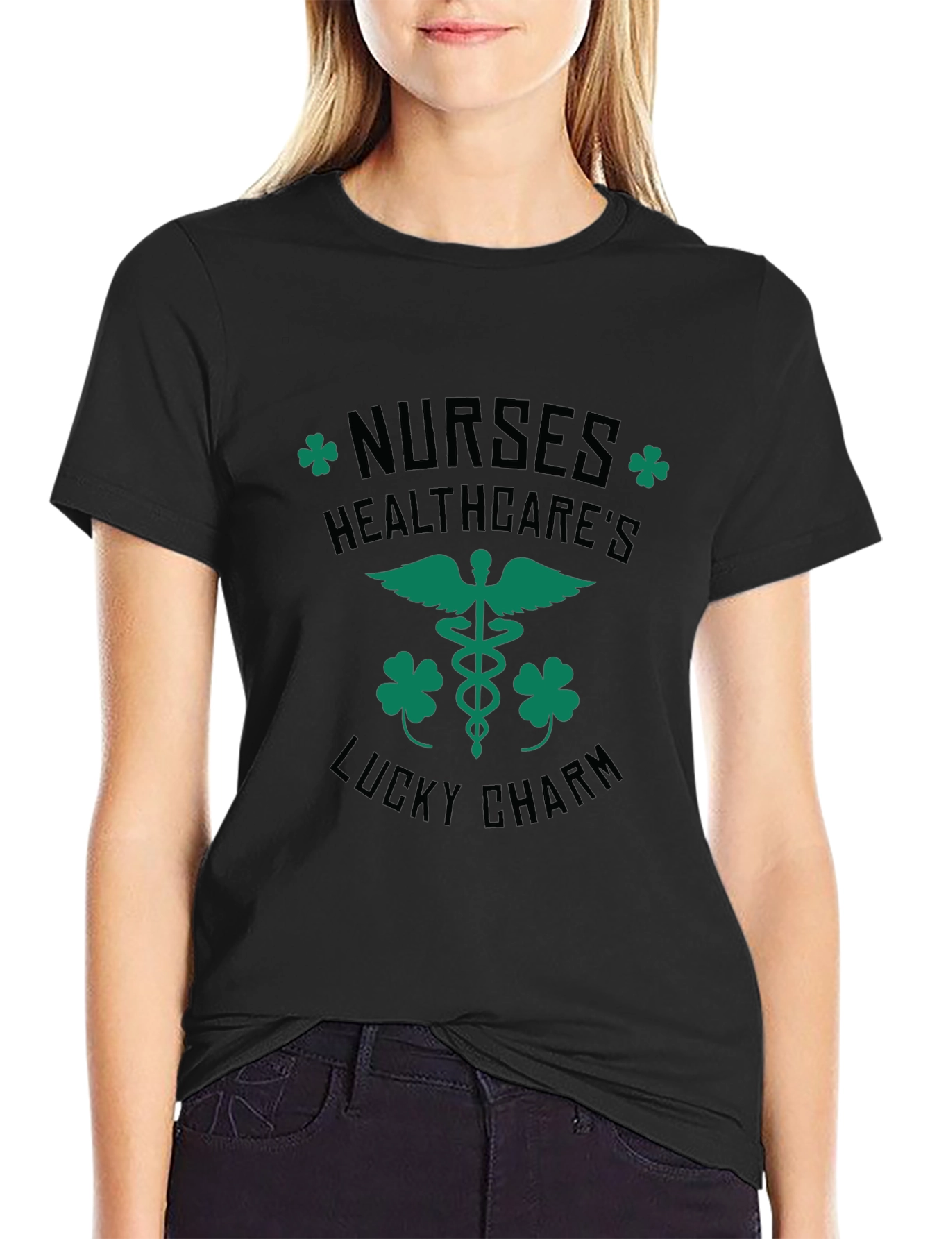 Nurses Healthcares Lucky Charm T-Shirt - St Patricks Day Tee