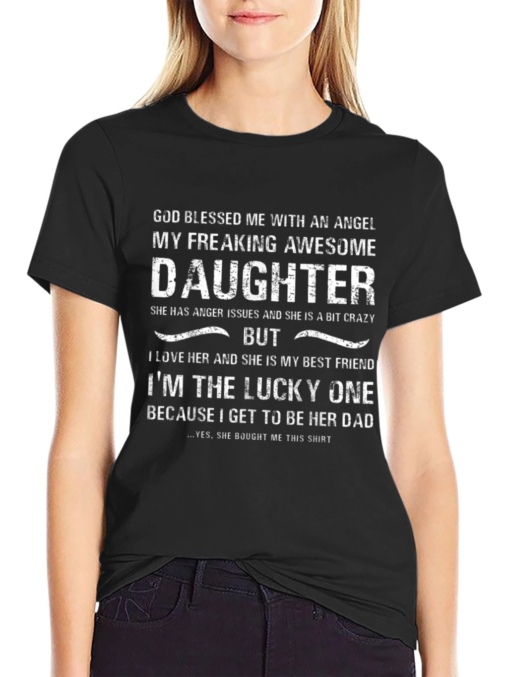 Awesome Daughter T-Shirt - Lucky Dad Edition!