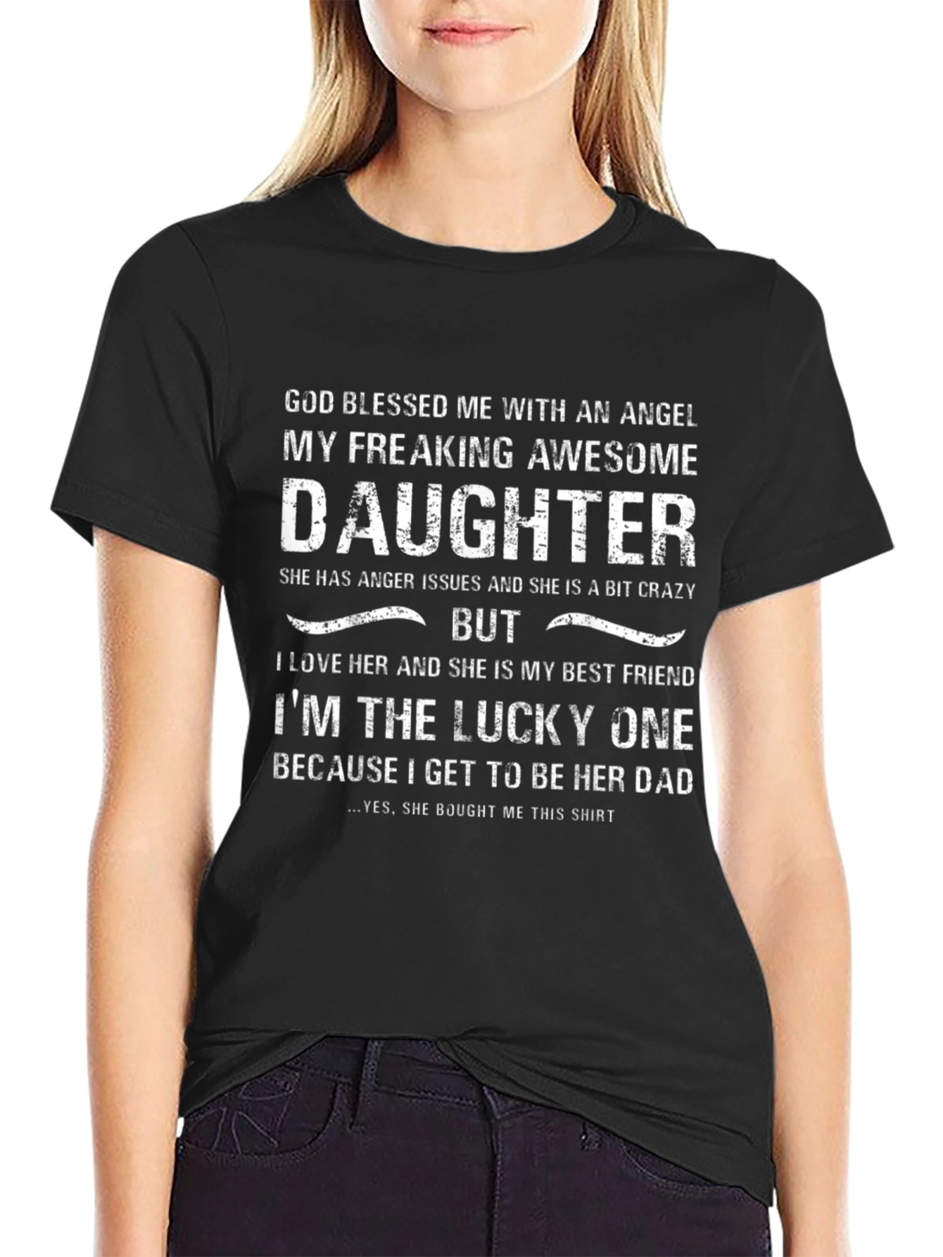 Awesome Daughter T-Shirt - Lucky Dad Edition!