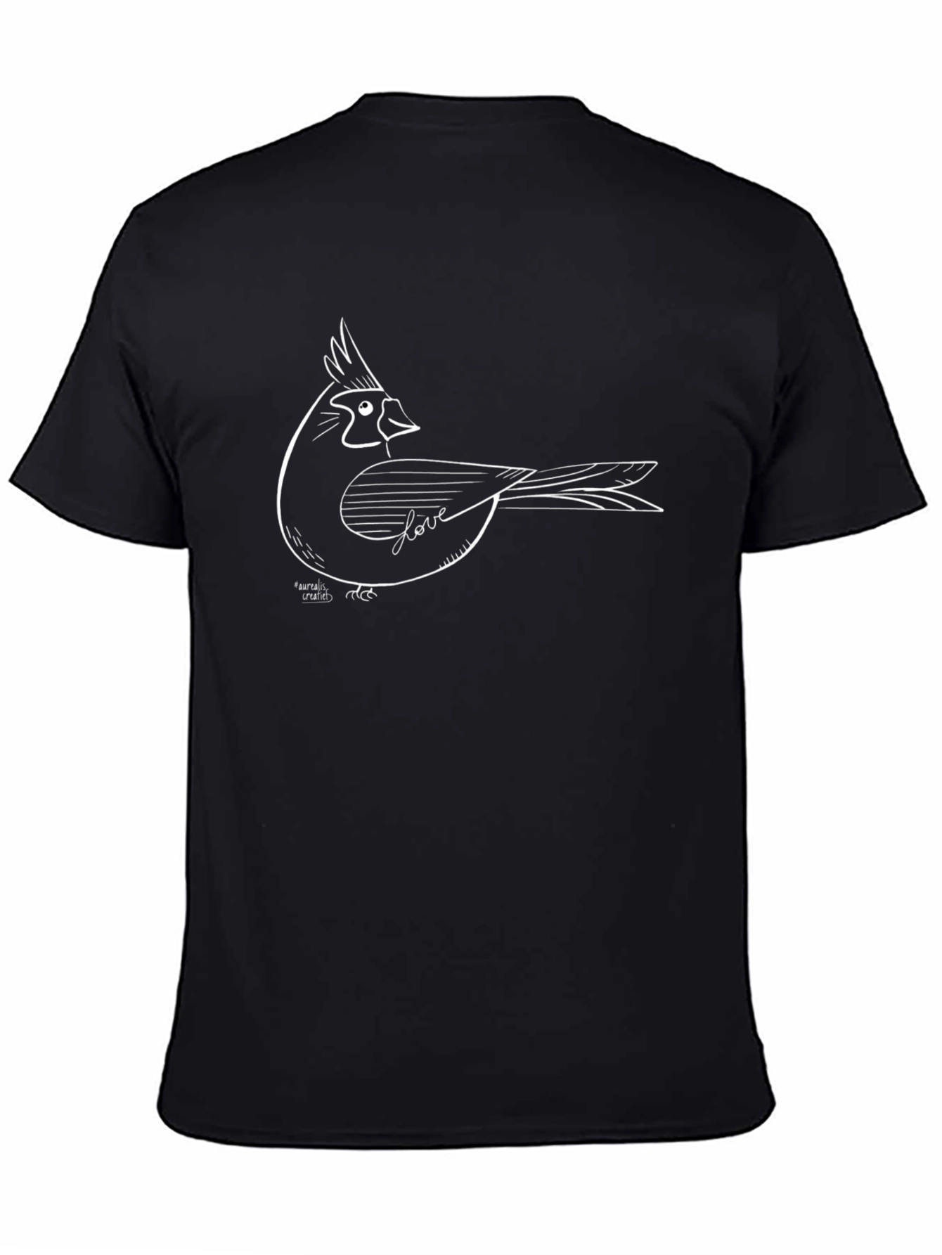 Cardinal Love Graphic Tee - Stylish Bird Design