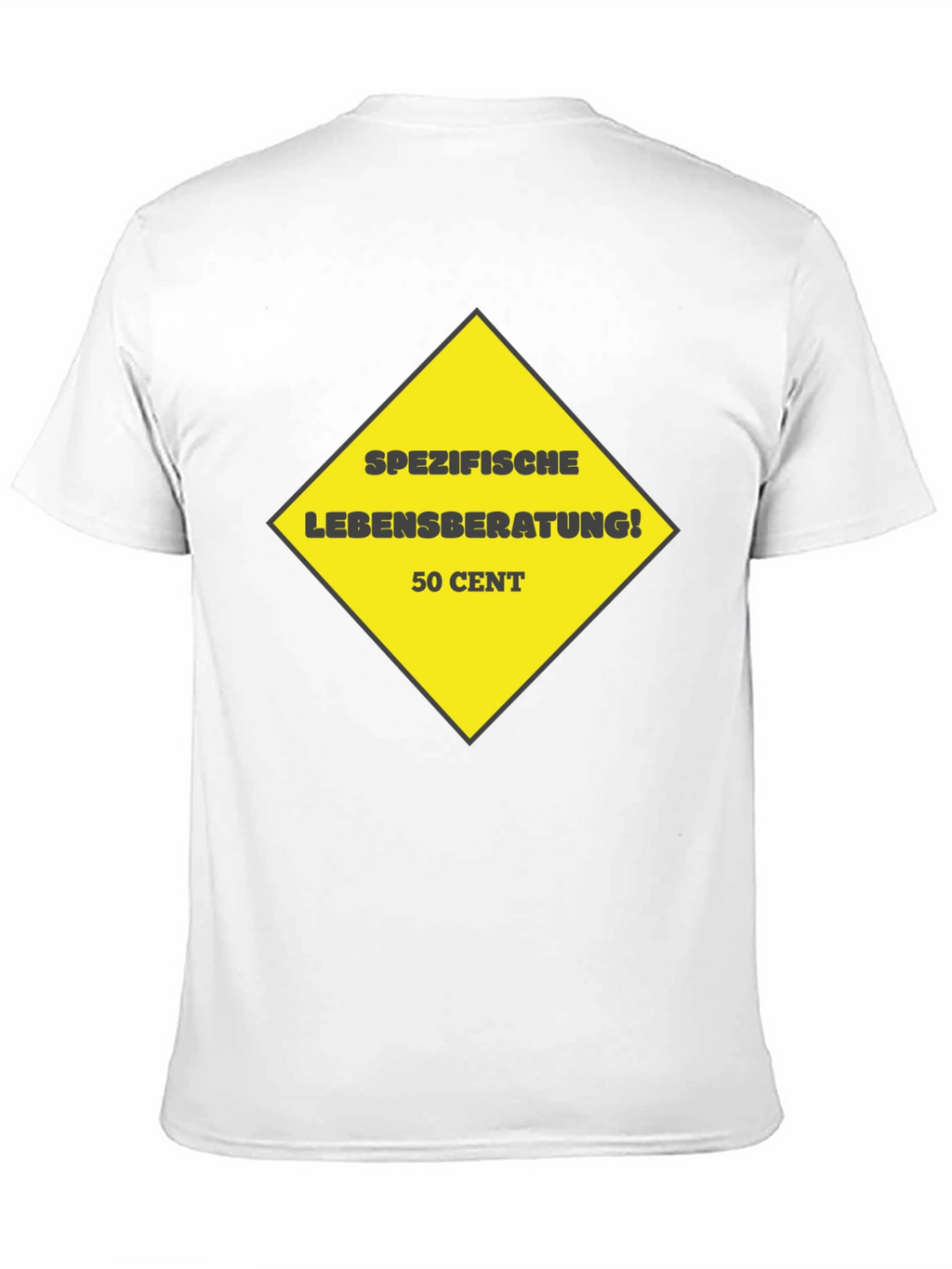Humorous Specific Life Advice Black T-Shirt