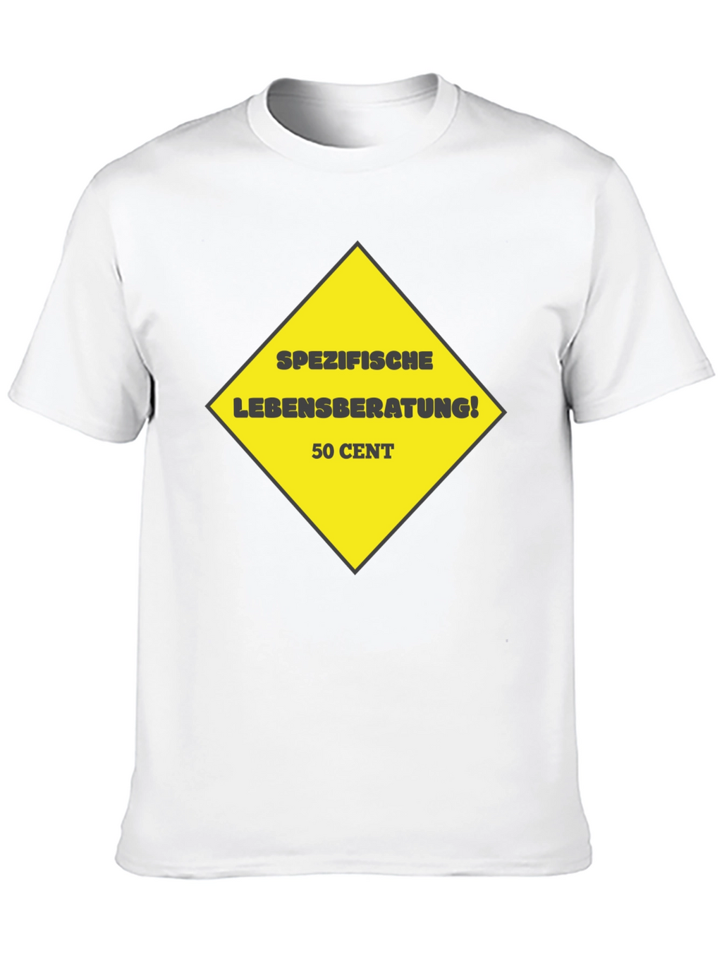 Humorous Specific Life Advice Black T-Shirt