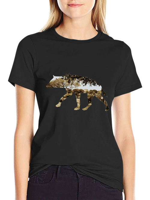 Abstract Animal Silhouette Graphic Tee