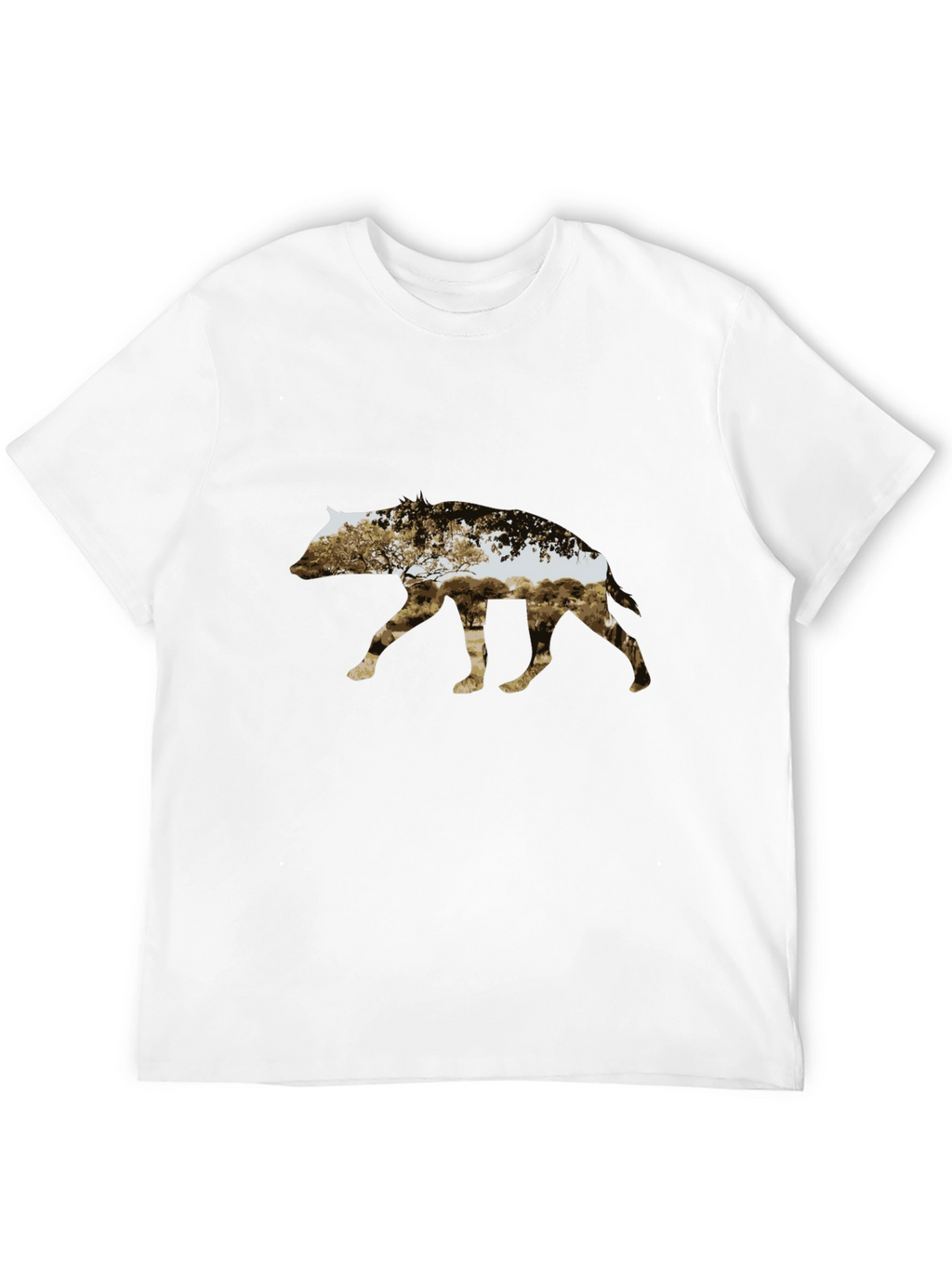 Abstract Animal Silhouette Graphic Tee