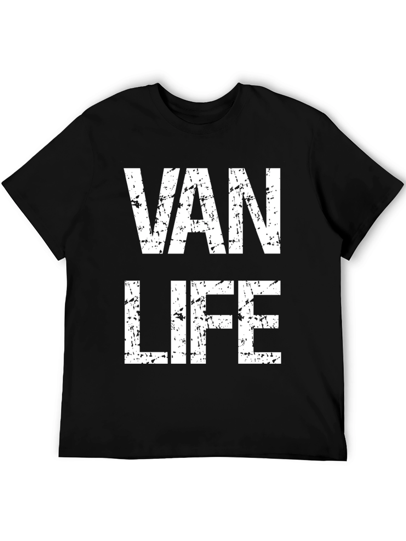 Van Life Distressed Graphic T-Shirt