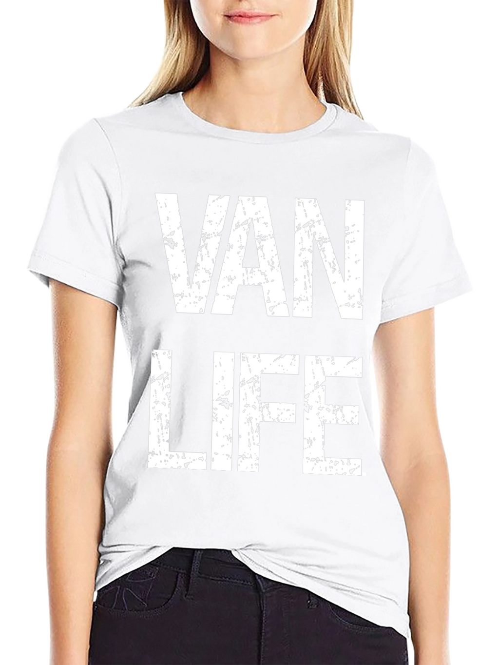 Van Life Distressed Graphic T-Shirt