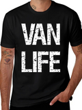 Van Life Distressed Graphic T-Shirt