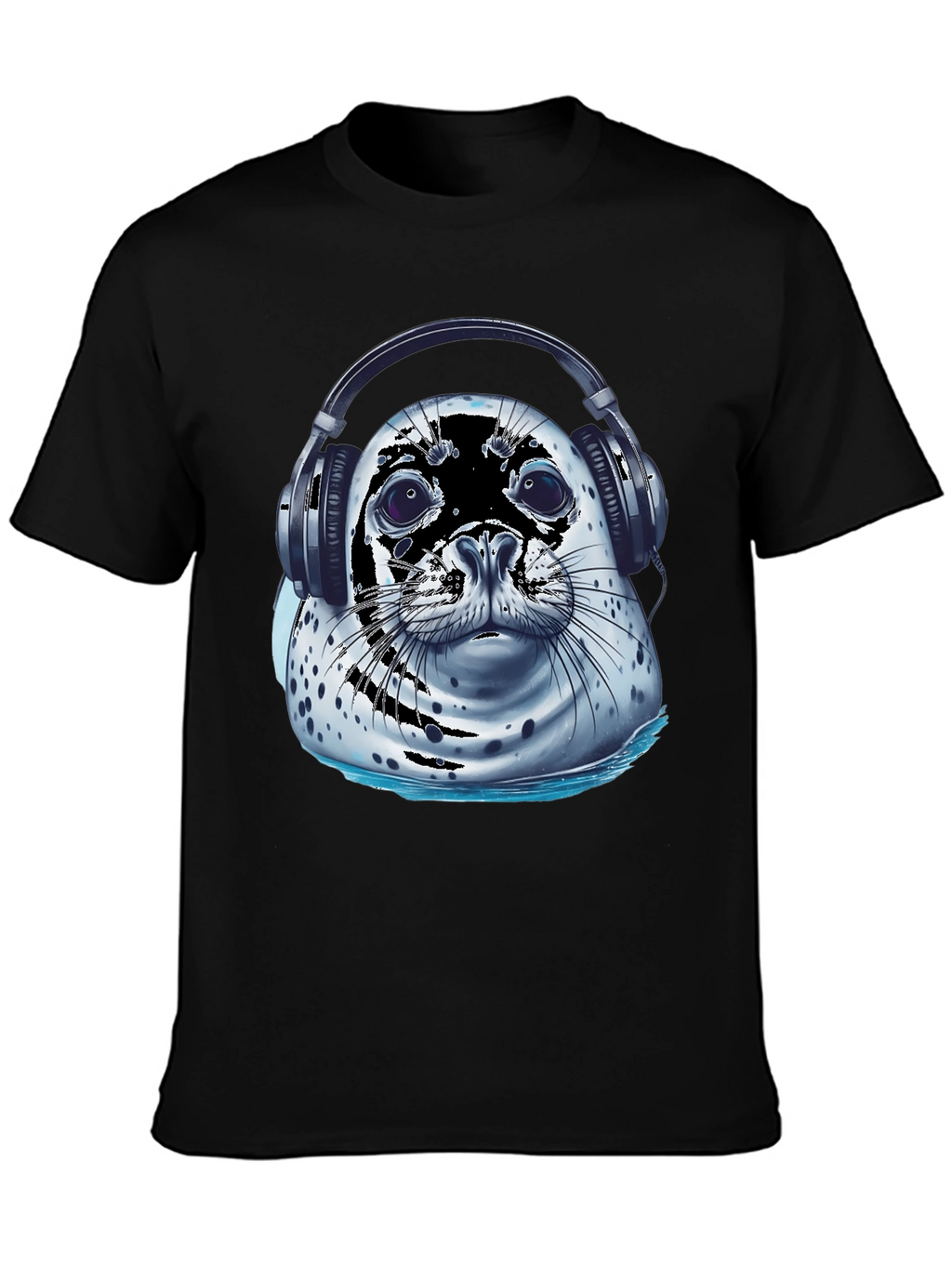 Cool Seal T-Shirt - Seal with Headphones
