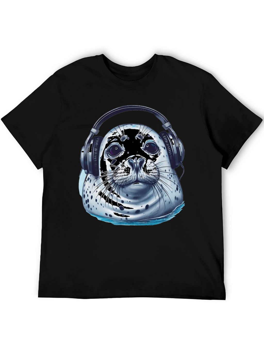 Cool Seal T-Shirt - Seal with Headphones