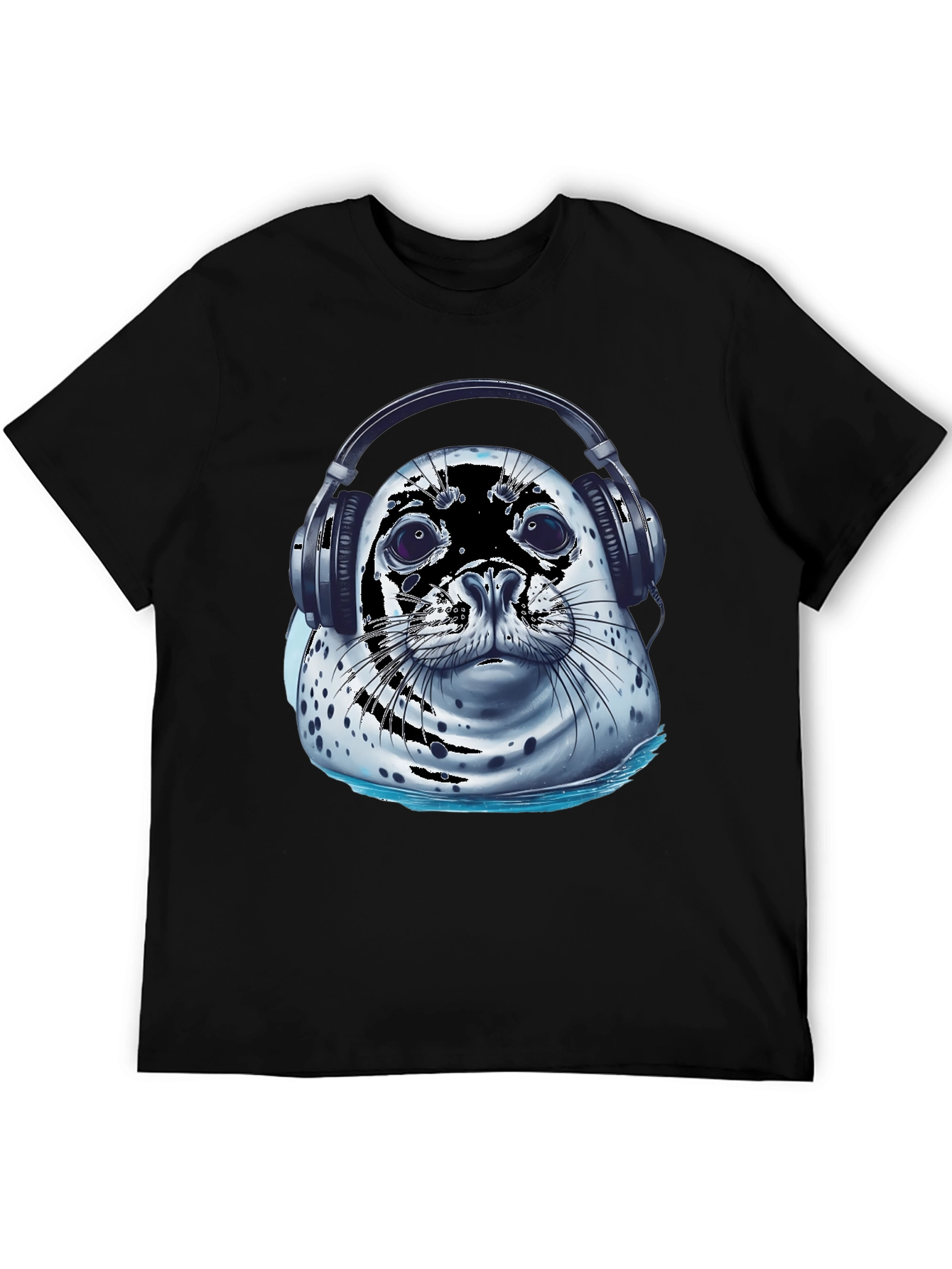 Cool Seal T-Shirt - Seal with Headphones
