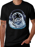 Cool Seal T-Shirt - Seal with Headphones