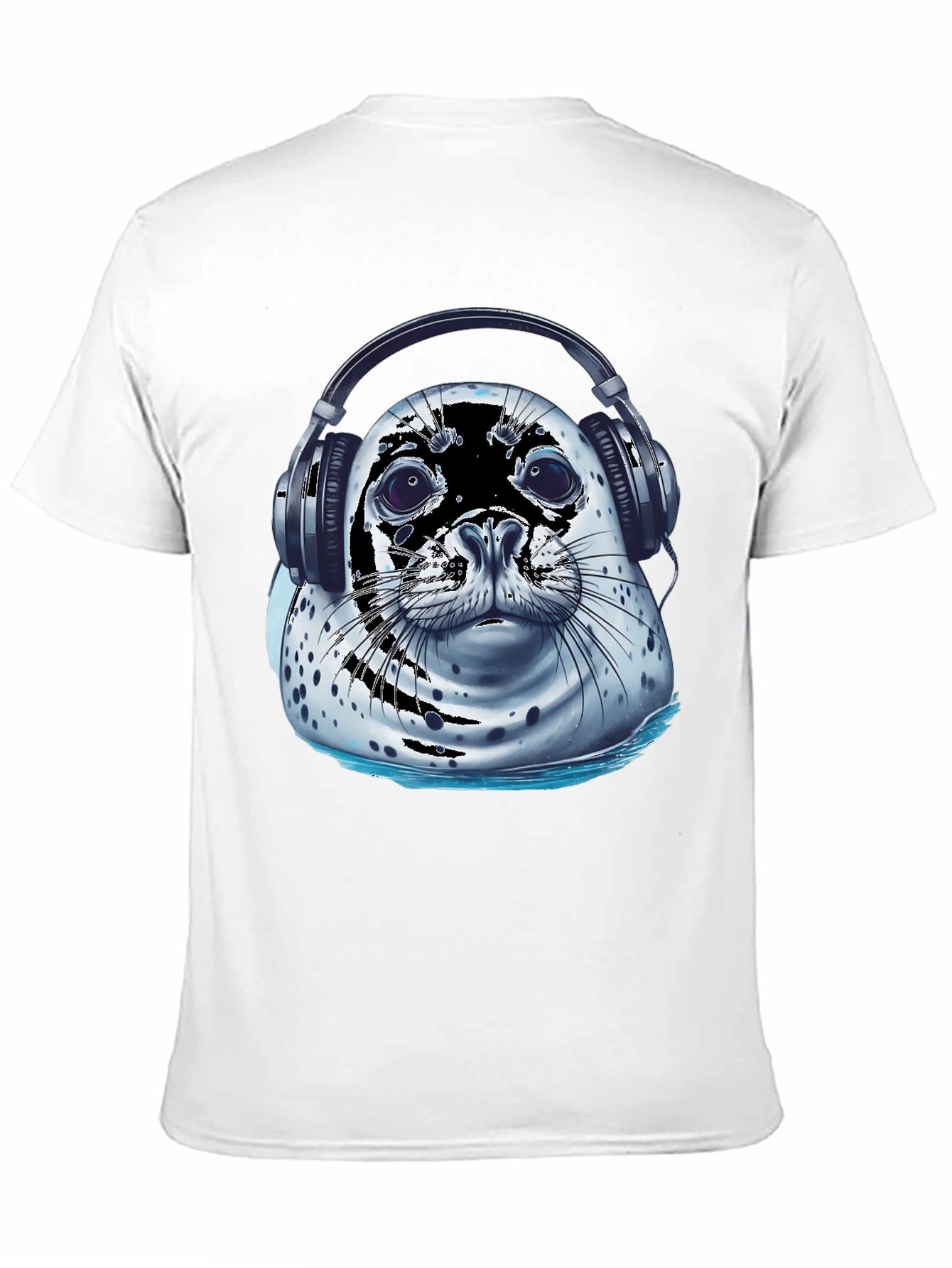 Cool Seal T-Shirt - Seal with Headphones