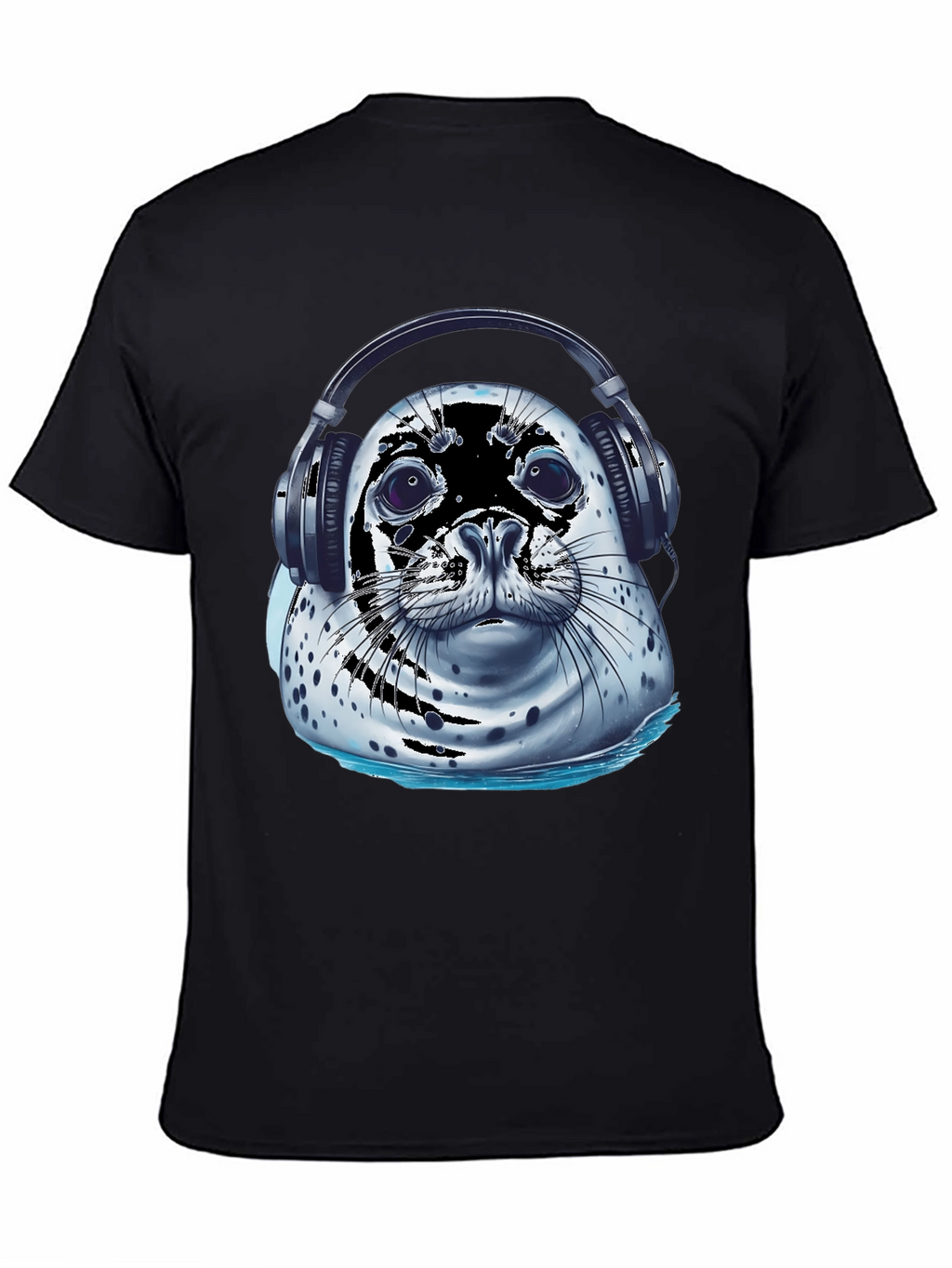 Cool Seal T-Shirt - Seal with Headphones