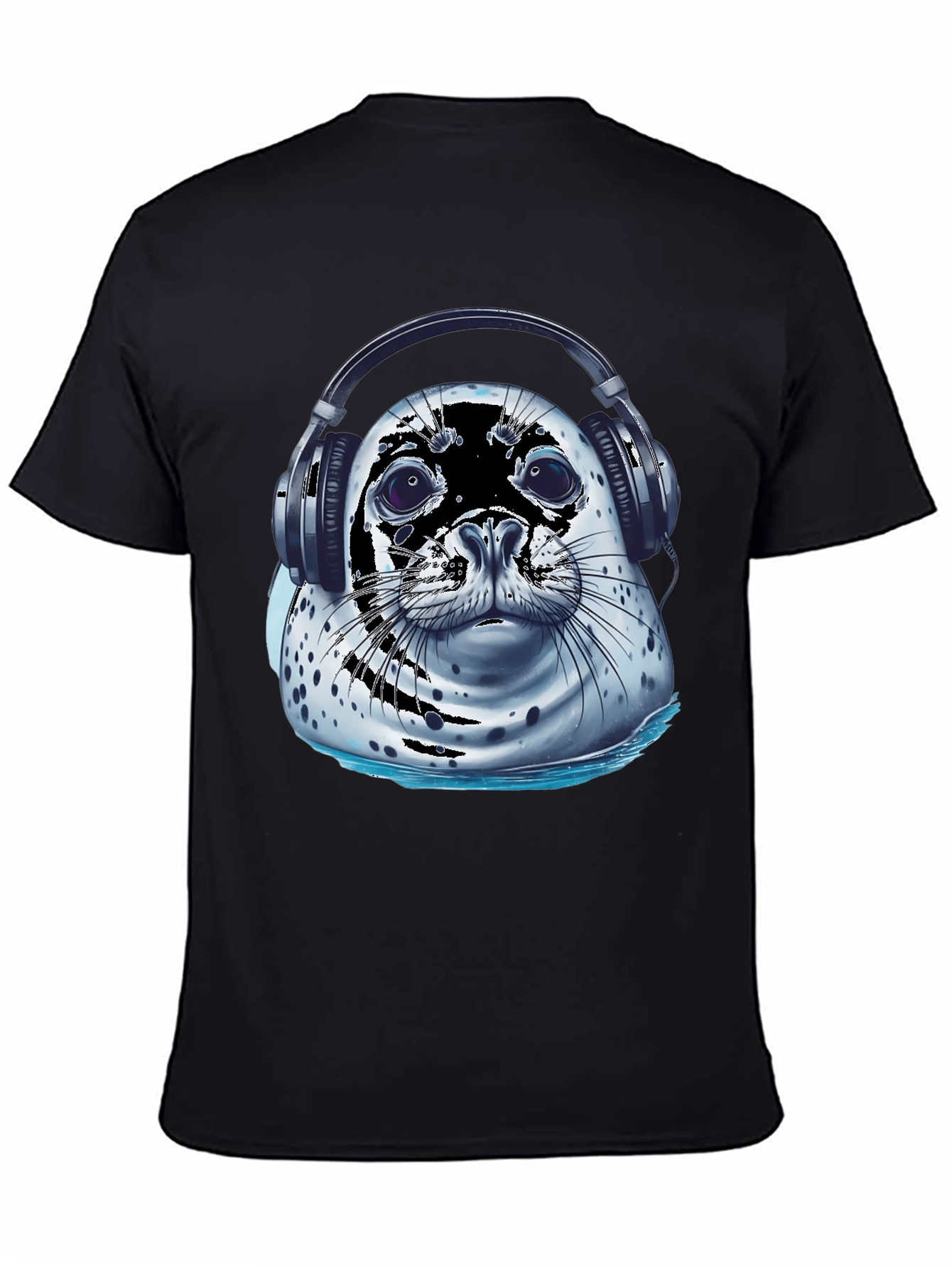 Cool Seal T-Shirt - Seal with Headphones