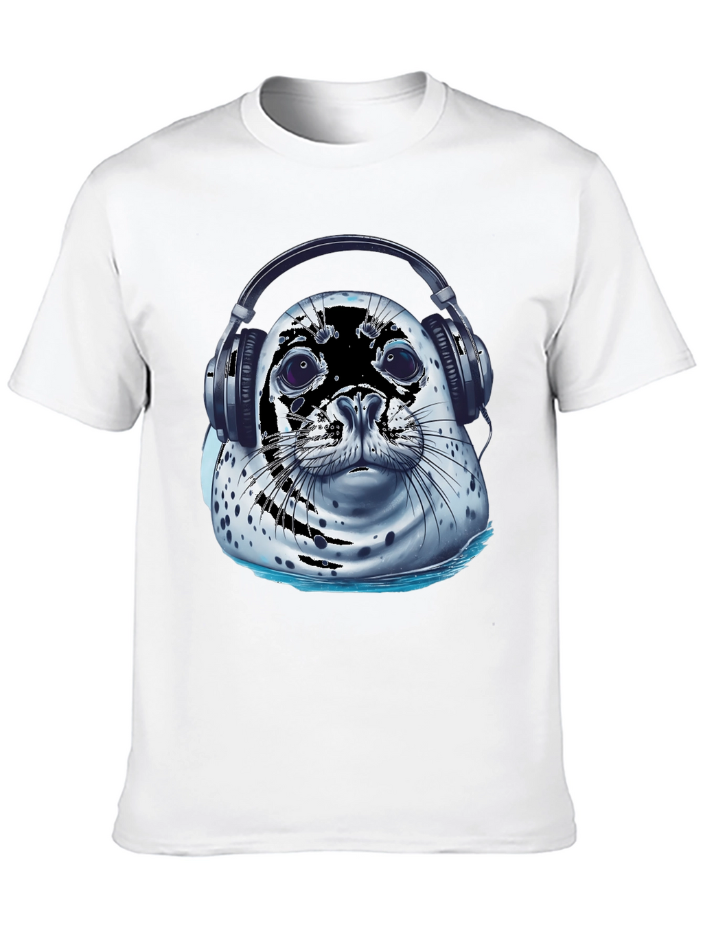 Cool Seal T-Shirt - Seal with Headphones