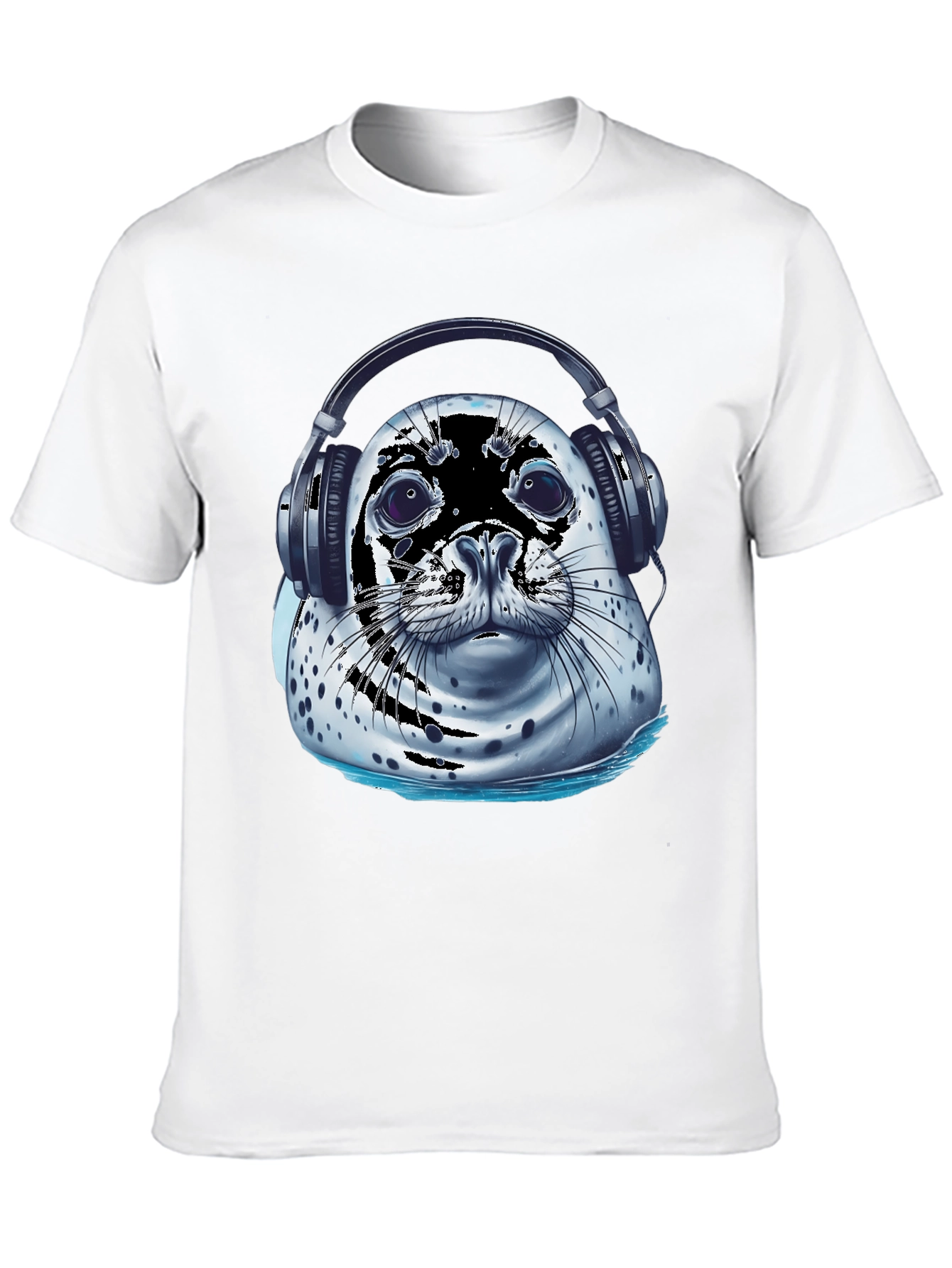 Cool Seal T-Shirt - Seal with Headphones