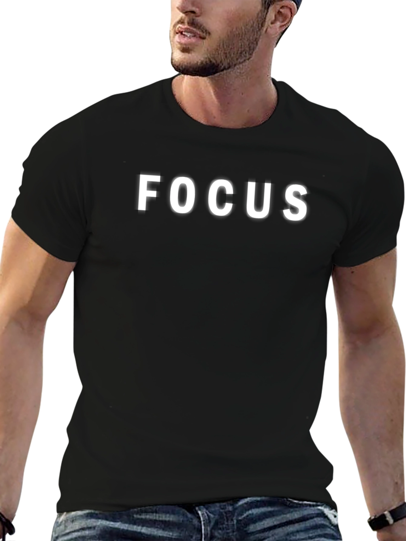 Focus Graphic T-Shirt - Bold Statement Tee