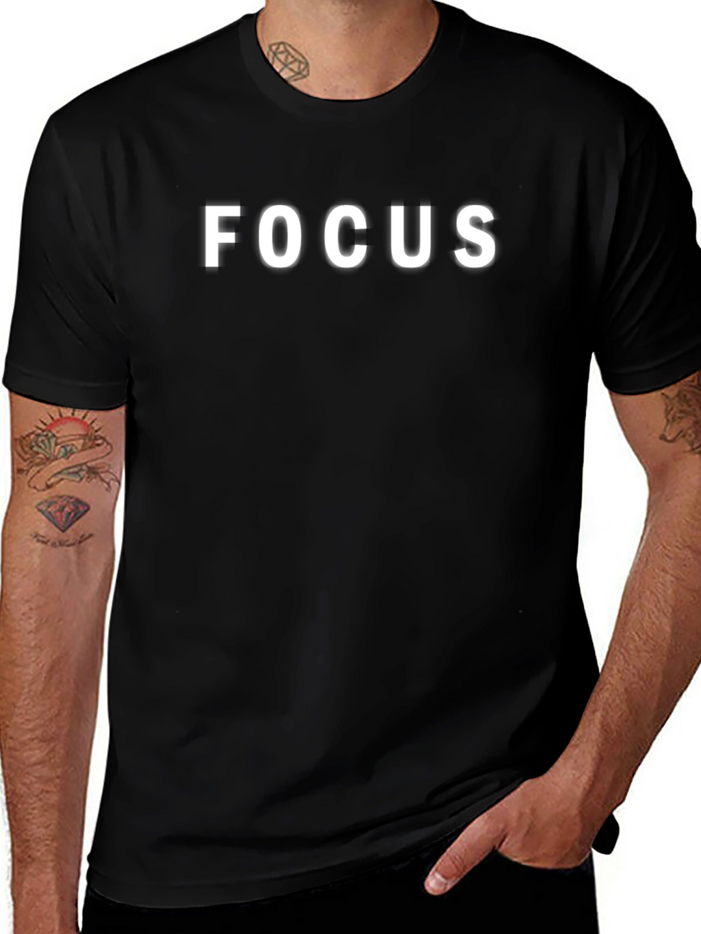 Focus Graphic T-Shirt - Bold Statement Tee
