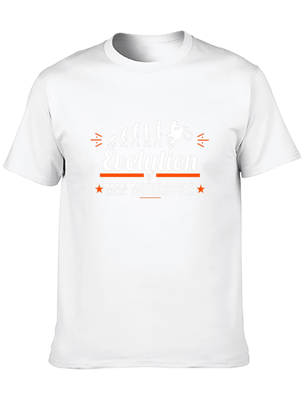 Evolution of Man Motorcycle T-Shirt