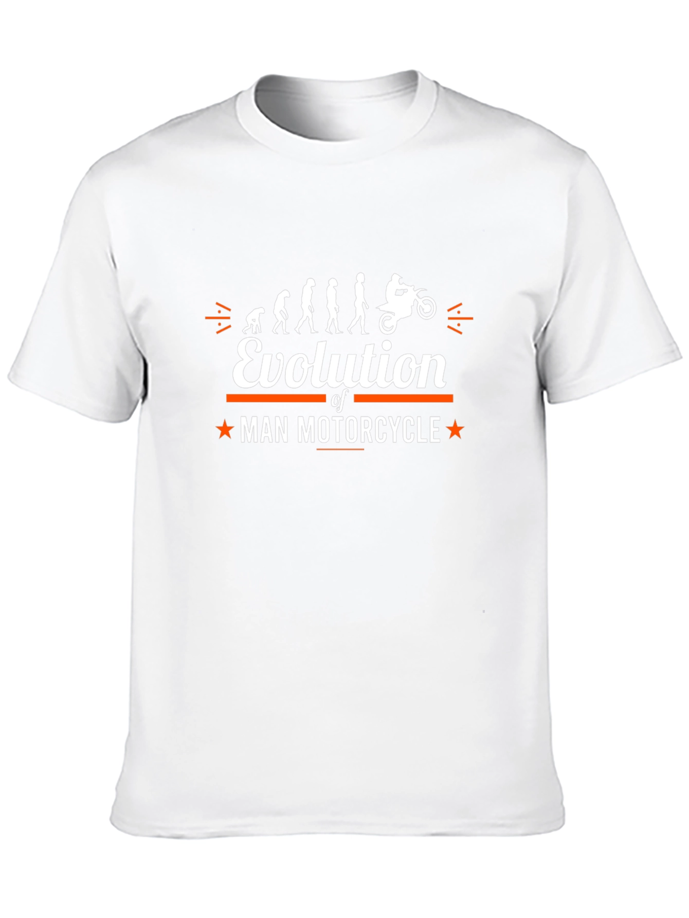 Evolution of Man Motorcycle T-Shirt