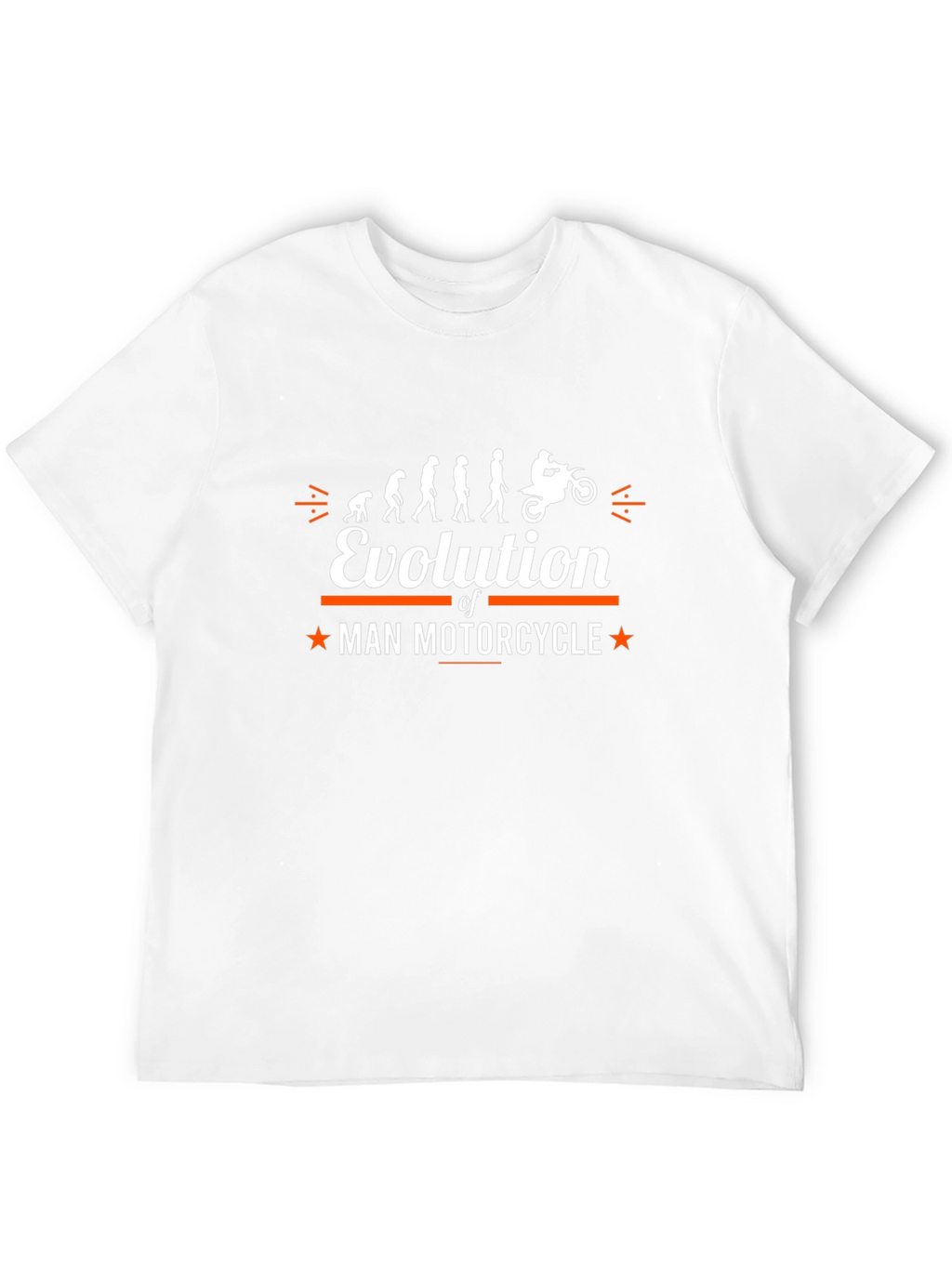 Evolution of Man Motorcycle T-Shirt
