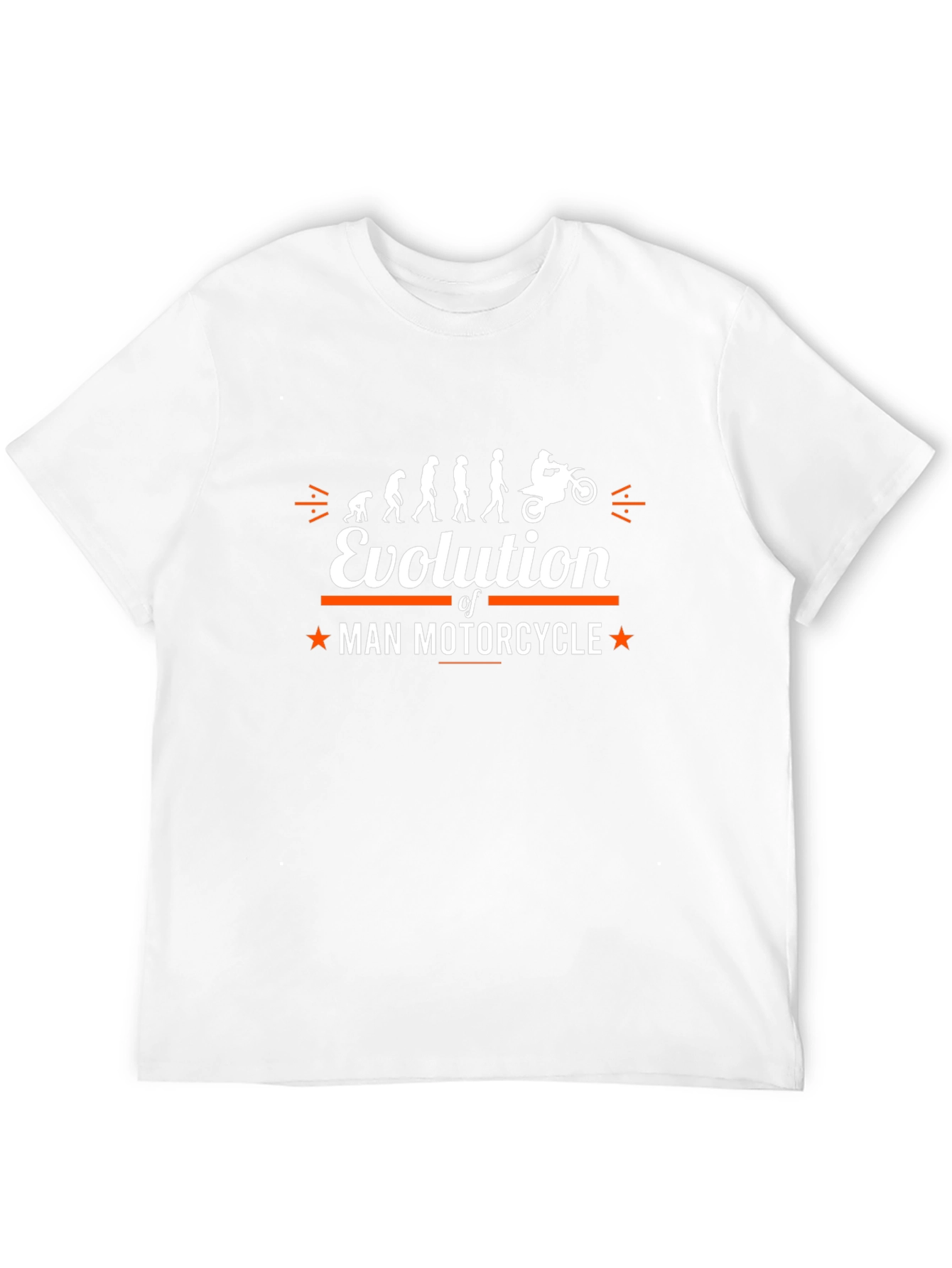 Evolution of Man Motorcycle T-Shirt