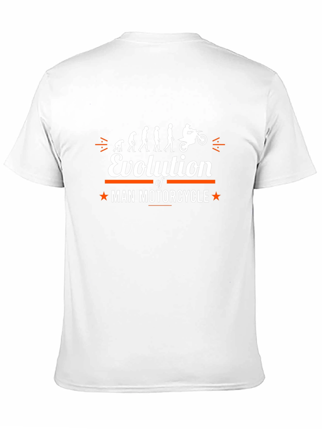 Evolution of Man Motorcycle T-Shirt