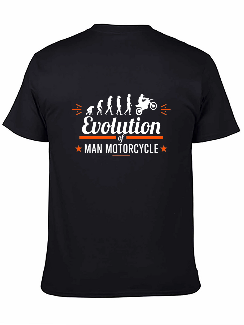 Evolution of Man Motorcycle T-Shirt