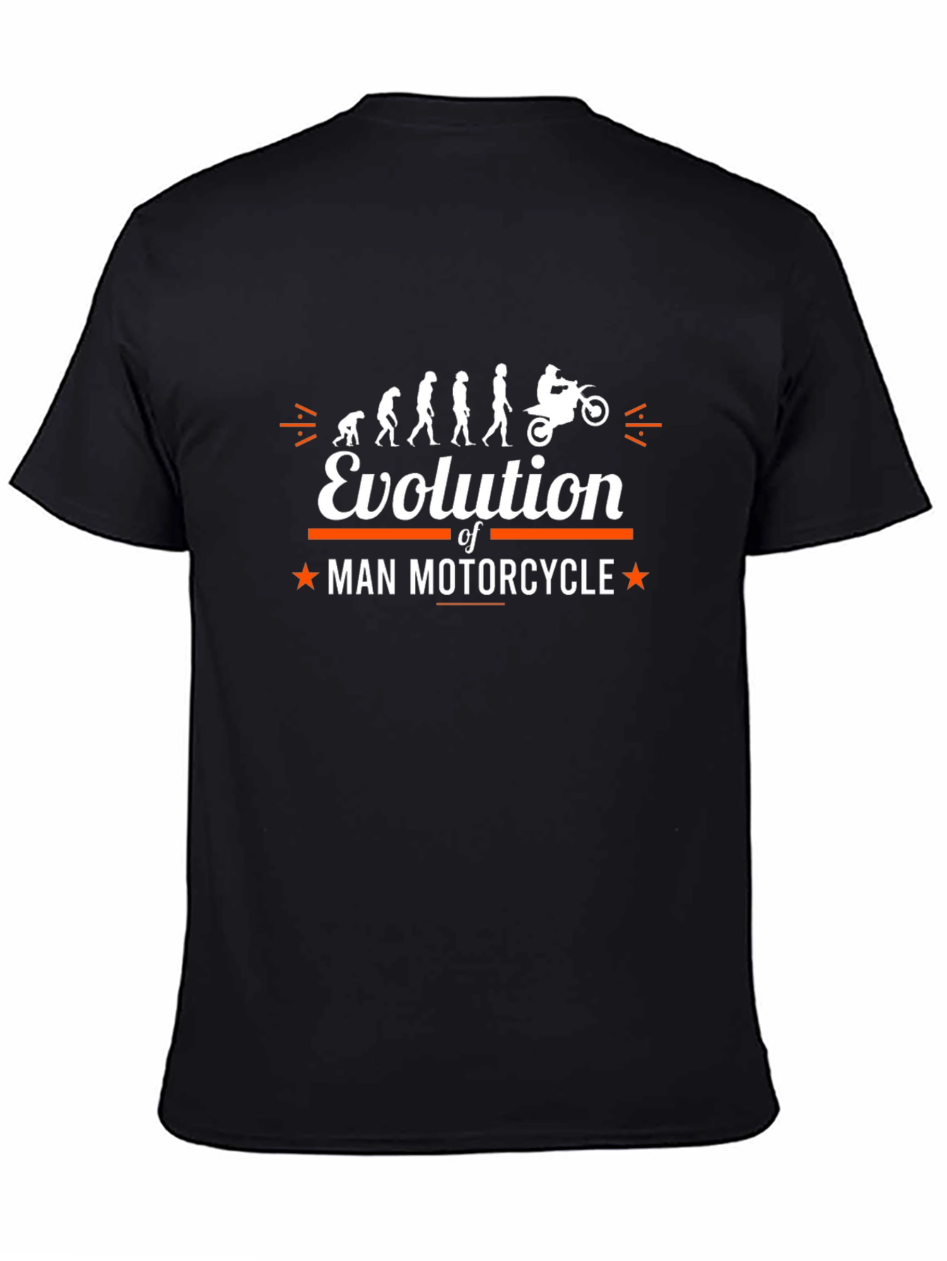 Evolution of Man Motorcycle T-Shirt
