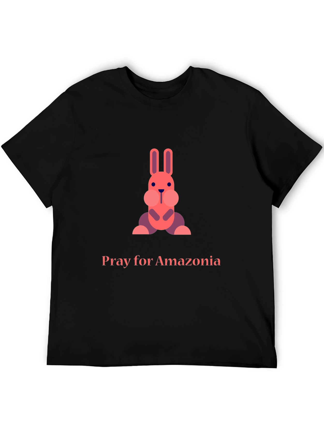 Pray for Amazonia T-Shirt - Graphic Rabbit Design