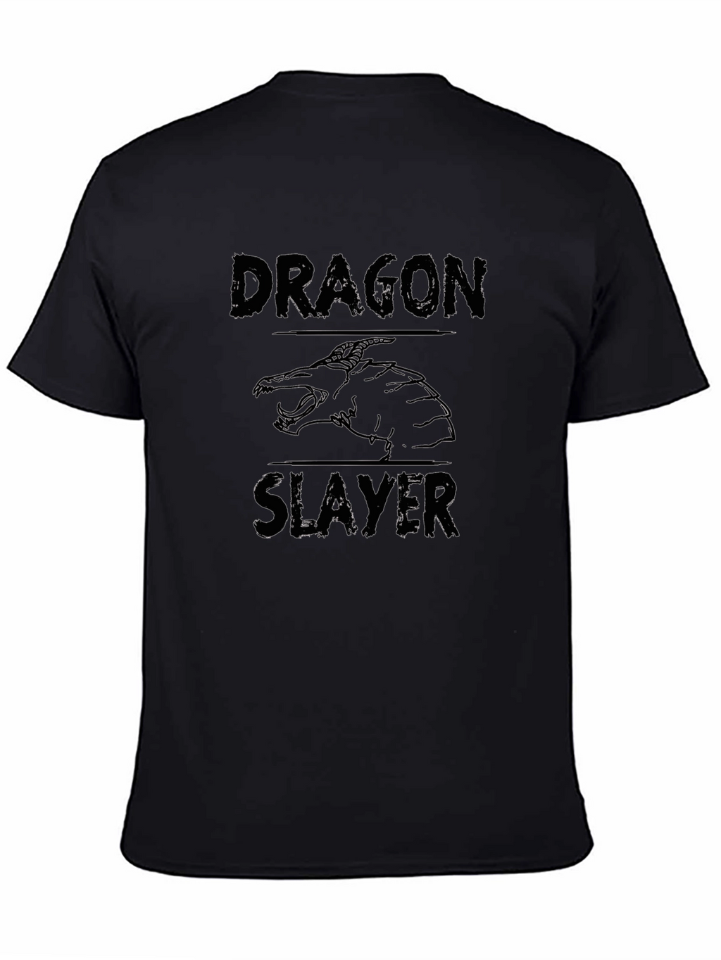 Dragon Slayer Graphic Black T-Shirt