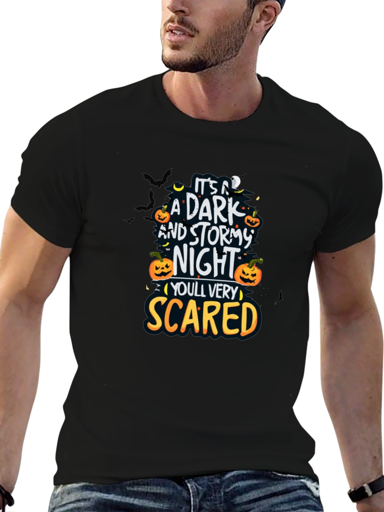 Dark and Stormy Night Halloween T-Shirt