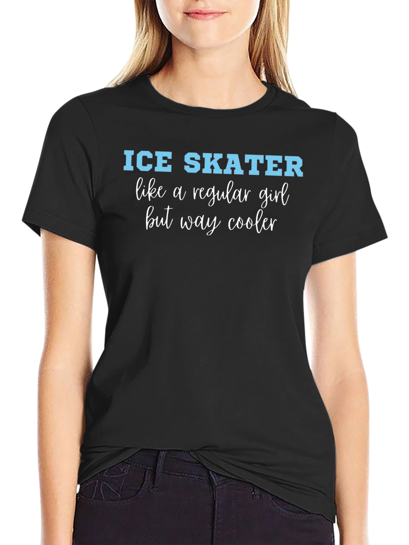 Ice Skater Girl Tee - Funny & Cool Skating T-Shirt