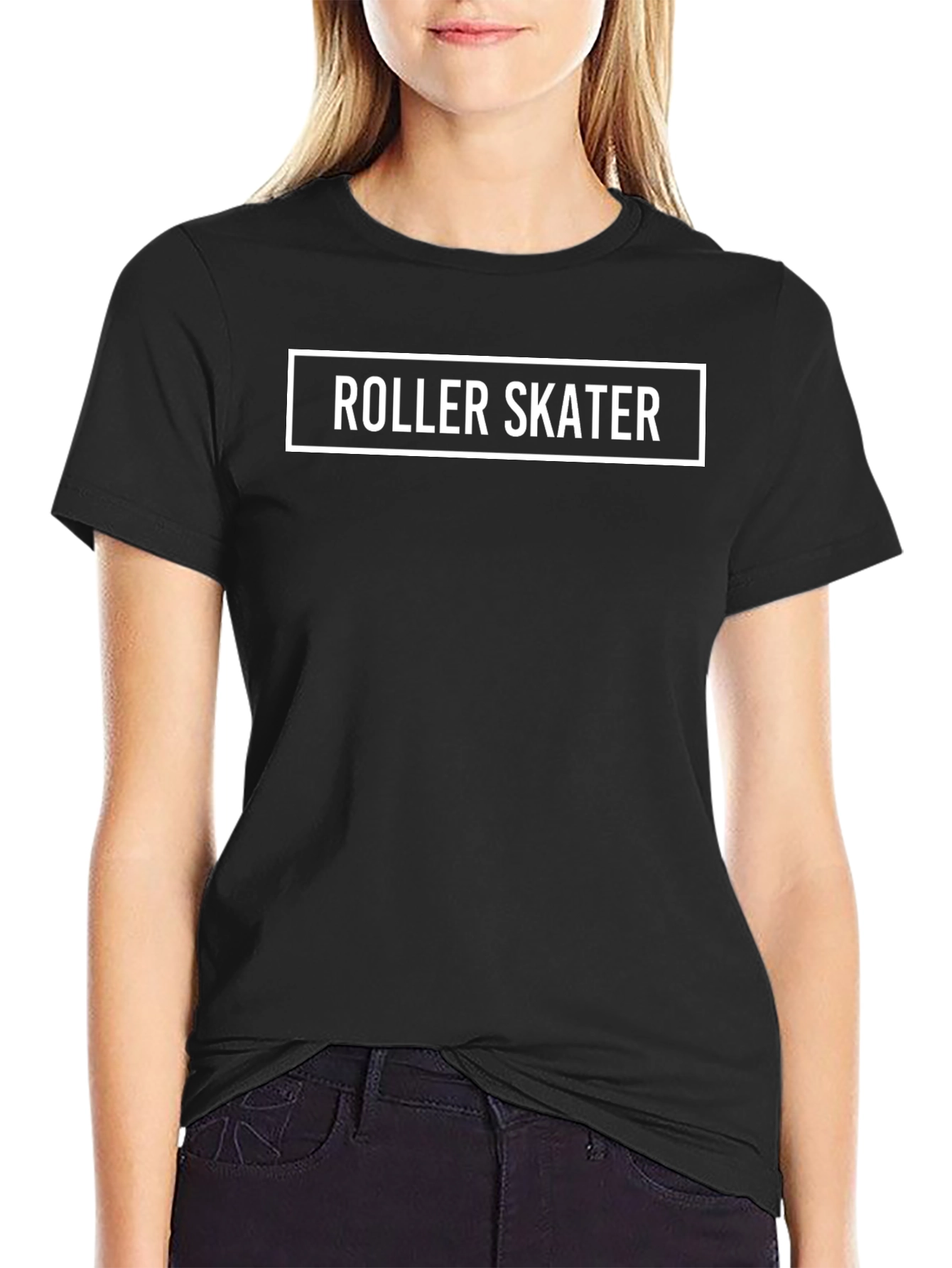 Roller Skater Graphic Tee - Black Unisex T-Shirt