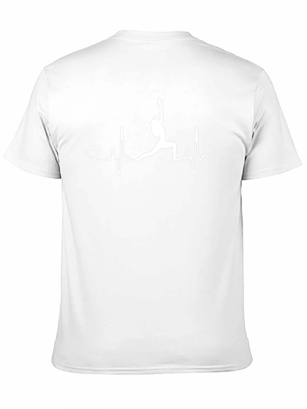 Yoga Heartbeat T-Shirt - Black