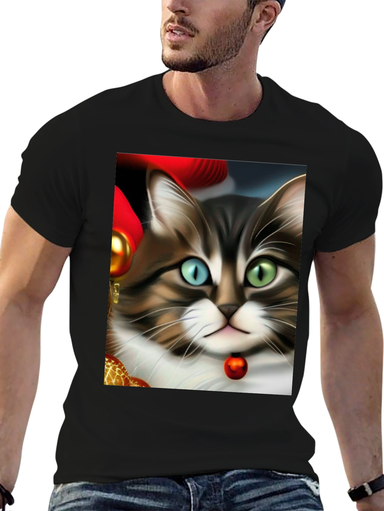 Heterochromia Cat T-Shirt