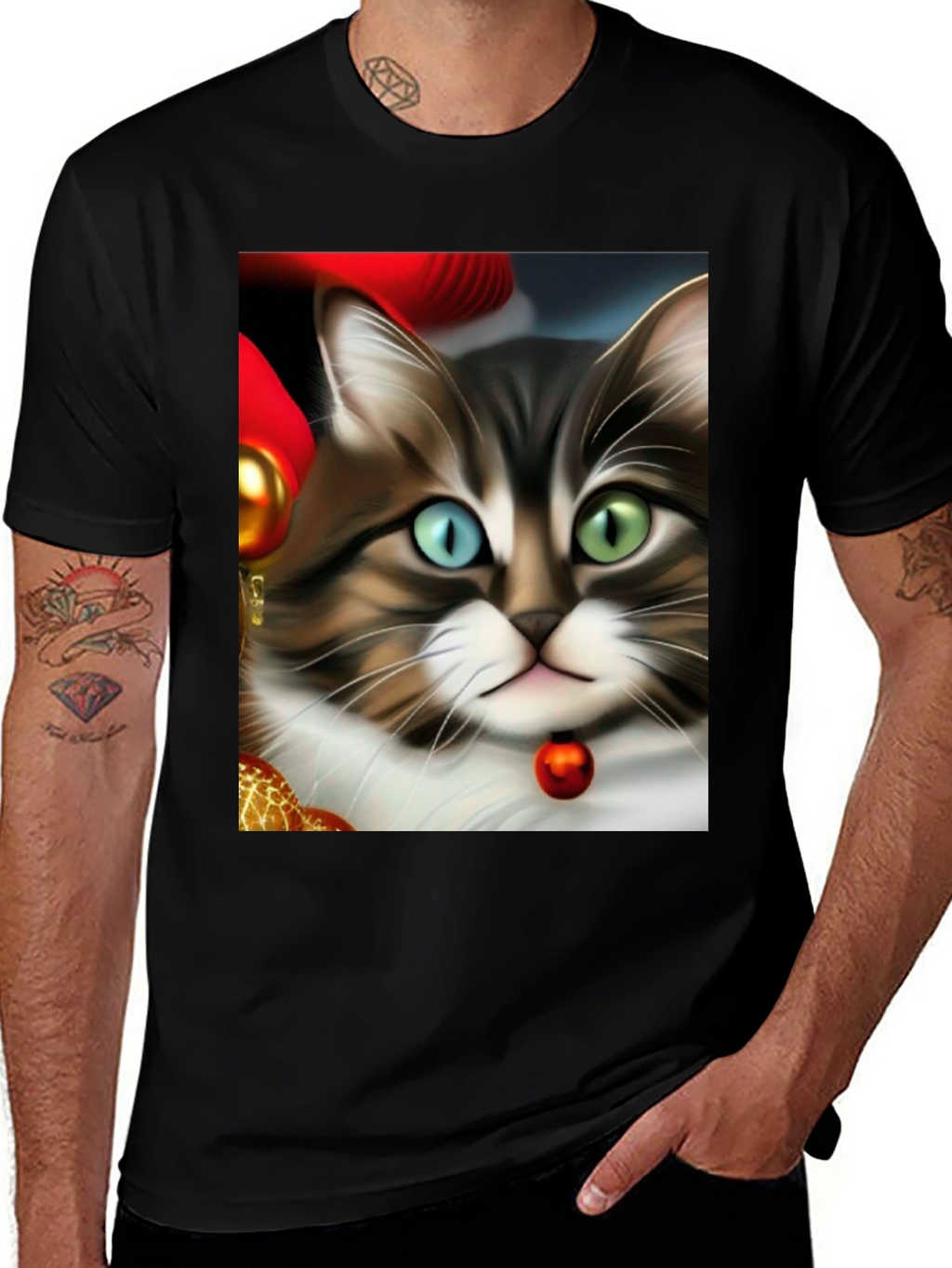 Heterochromia Cat T-Shirt