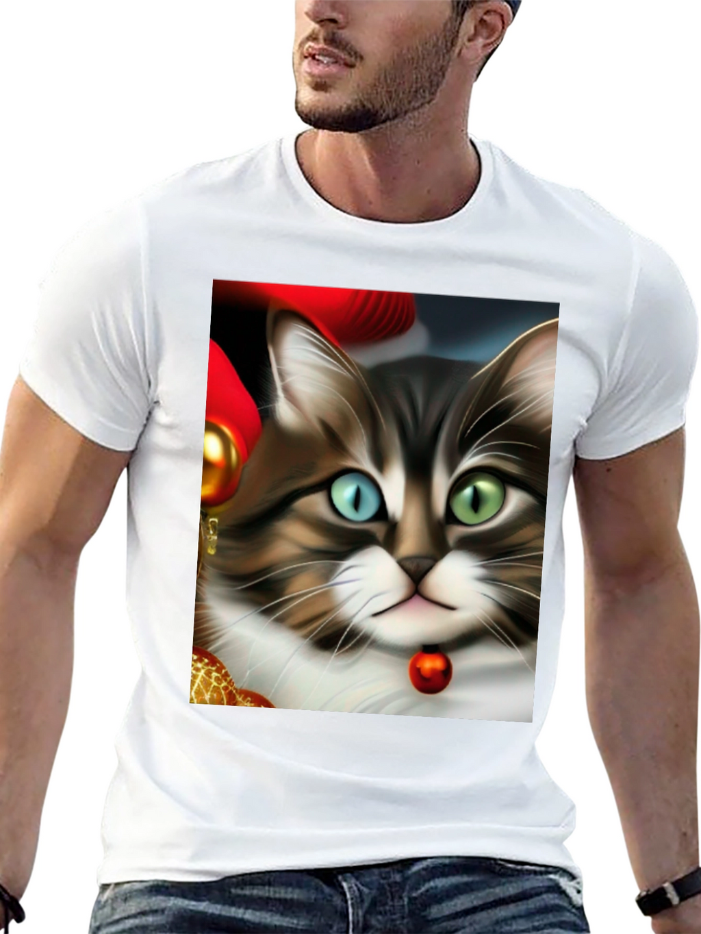 Heterochromia Cat T-Shirt